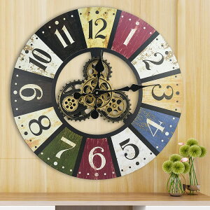TOKTEKK 24C` {̓MA EH[NbN Ǌ|v v ArAt  É `bLO ؐ re[W dr Jt EH[NbN Wall Clocks sAi