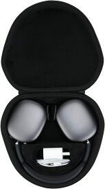 co2crea ハードキャリーケース Apple AirPods Maxヘッドホン用 イヤホン・ヘッドホンケース ヘッドホン用スリープモード付交換用ハードケース AirPods Max対応 スリープモード対応 イヤホン収納ケース ハードケース スリープモード対応 (ブラックケース) ケースのみ