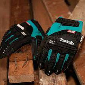 Makita Unisex Impact-rated T 04276 安全・作業用手袋 耐衝撃性手袋 軍手 手袋 作業手袋 防護 ユニセックス衝撃定格T 04276高度なANSI 2衝撃定格解体手袋 ティール/ブラック X-Large USサイズ