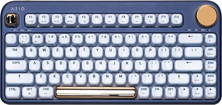 楽天市場】Azio アジオ ワイヤレス BT5 USB PC Mac キーボード 