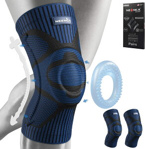NEENCA 2�p�b�N �G�u���[�X �T�|�[�^�[ �X�|�[�c�T�|�[�^�[ �Q���p�b�h&�T�C�h �u���[�X���X�v�����g �j�[�u���C�X �X�v�����O�X�^�r���C�U�[�t�� �G���k�X���[�u�T�|�[�g�A�����j���O�p �G