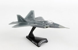 Postage Stamp PS5382-1 ダロン USAF F-22 1/145 ラプタービークル ダイキャスト製歴史的飛行機 プラスチックスタンド付き 金属製