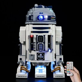 Kyglaring LED照明キット スターウォーズ:R2-D2用 ライトセット レゴ75308ビルディングセットと互換性あり レゴセットは含まれません (RCバージョン)