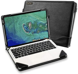 Berfea 保護ケースカバー 11.6 インチ Acer Chromebook Spin 11 /Spin 311 /Spin 511 ラップトップスリーブ CP311 R721 R751 R752 ノートブックバッグスタンド PCスキン用 ブラック