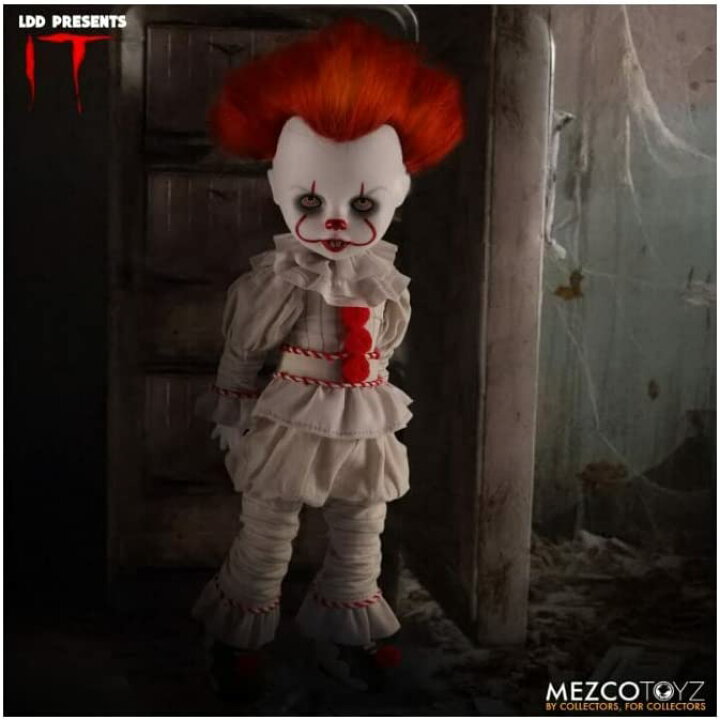 楽天市場】Mezco Toyz リビングデッド ドール IT ペニーワイズ ピエロ 