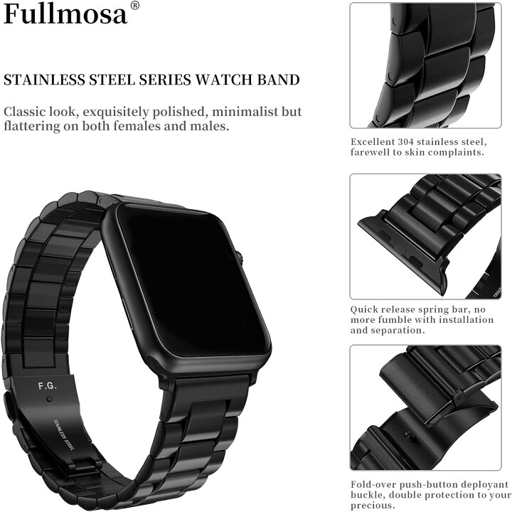 楽天市場】Fullmosa 互換性のあるApple Watchバンド スマートウォッチ 