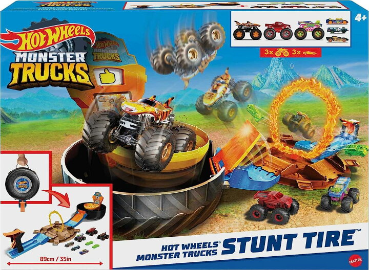 楽天市場】Hot Wheels ホットウィール モンスタートラック スタント 