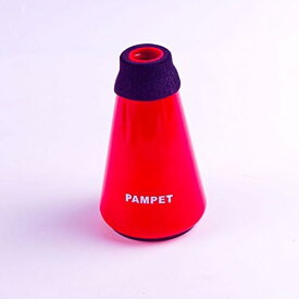 Pampet pampet01 軽量 練習用 トランペットミュートサイレンサー トランペットミュート トランペットストレートミュート レッド 赤 指導用 練習ミュート トランペット 楽器