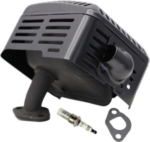 FJSaDobo GX160 GX200 5.5hp 6.5hp クローン GX120 159cc 196cc 212cc エンジンモーターマフラー排気アセンブリ 排気パイプ交換 交換部品 マフラー