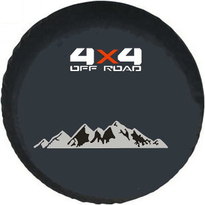 TRIBONES スペアタイヤカバー ジープ ラングラー フォード ブロンコ ランドローバー ハマー H3/5.3L トヨタ SUV用 スペアホイールカバー ソフトストレージバッグプロテクター タイヤ カバー XL 265/