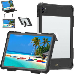 ShellBox Case iPad Pro 11C` 2021/2020 p SgیP[X CyVz_[ OL[{[hC^[tF[X IP68 h ho ϏՌ iPad Pro 11C`P[X ubN