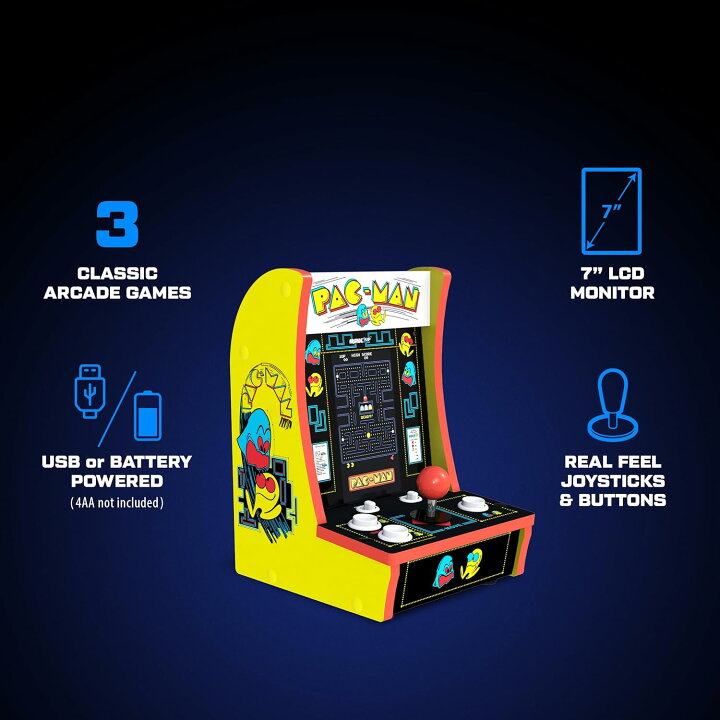 楽天市場】Tastemakers Arcade1Up パックマン カウンターケード 卓上 