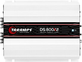 Taramps DS 800x2 2チャンネル 800ワット RMS 2オーム フルレンジ カーオーディオ アンプ マルチチャンネル 車載用マルチチャンネルアンプ クラスD クロスオーバー ハイ/ローパス パワーアンプ ブリッジ可能システム