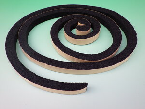 シーラー 15mmX15mm 長さ:2m  防水 スポンジ 両面テープ付  波板パッキン 波板 隙間埋め