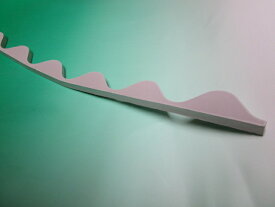 ケミカル面戸　スレート大波　130P　130mmピッチ　スレート大波用　　長さ：約840mm　波板パッキン　波板隙間埋め