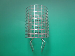 ステンレス製 円筒型防塵網114 H150 板厚t=1.0 中川テクノ 防塵網 枯れ葉止め