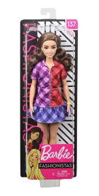 Barbie　バービー ファッショニスタ トリプルチェックドレス GHW53