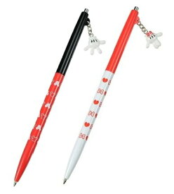 ディズニーストア限定　ペア　ペン　アイコンマスコットつき