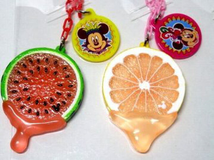 楽天市場 ディズニーリゾート限定 フルーツチャームストラップ スイカ レモン ａｍａｘ 楽天市場店