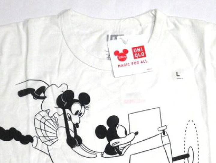 楽天市場 Ut ユニクロ ディズニー ミッキー Tシャツ 白 L ａｍａｘ 楽天市場店