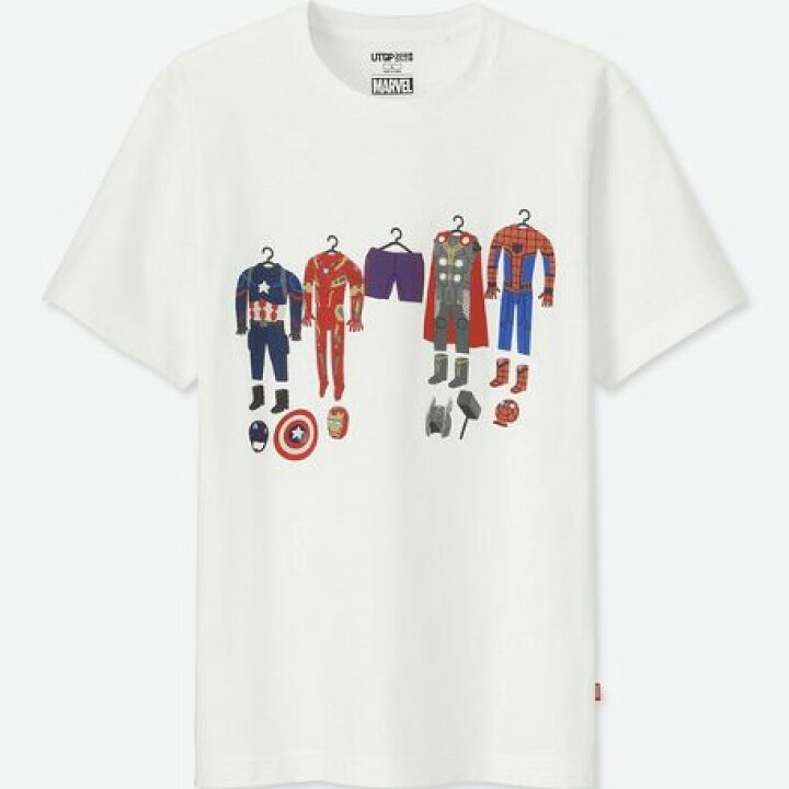 楽天市場】UT ユニクロ マーベル ヒーロースーツ柄 Tシャツ XL 