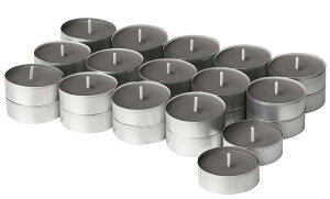 IKEA(イケア) ENSTAKA エンスタカ アロマティーライトキャンドル3.8 cm 30個セット - グレー※日時時間指定不可の商品です 詳しくは商品説明にて