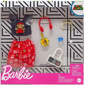 送料無料　Barbie　マテル Mattel GJG45（バービー） フバービー スーパーマリオファッションパック [バージョン 2