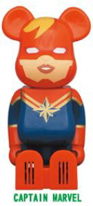 cleverin BE@RBRICK:マーベルヒーローのベアブリック型クレベリンケース キャプテンマーベル※日時時間指定不可の商品です 詳しくは商品説明にて