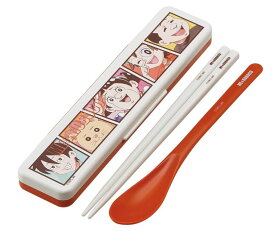 【1000円ポッキリ】スケーター(Skater) コンビセット 箸 スプーン セット 僕とロボコ 18cm 抗菌 大人用 日本製 CCS3SAAG-A※日時時間指定不可の商品です　詳しくは商品説明にて