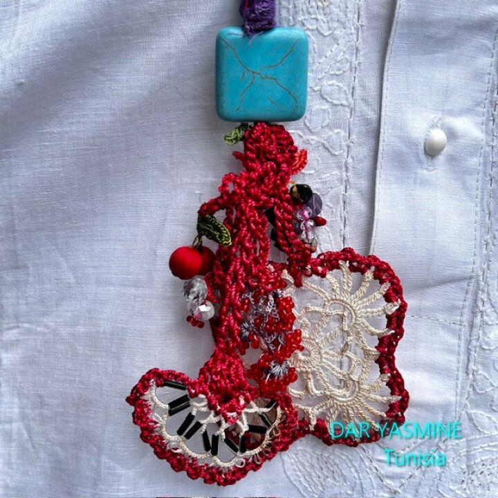 楽天市場】オヤoya刺繍 トルコ伝統工芸 ラリエットネックレス 「激しく 