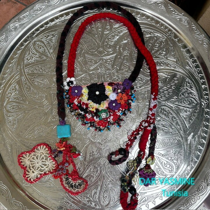 楽天市場】オヤoya刺繍 トルコ伝統工芸 ラリエットネックレス 「激しく 