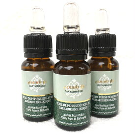 【再入荷！！】希少　お得セット　オーガニック サボテンオイル　チュニジアの厳しい自然の中で生き抜くウチワサボテンの種から生まれた保湿力　15ml　3本セット　アンチエイジング　保湿　美白　くすみ・しわ予防　無添加　BIO　未精製