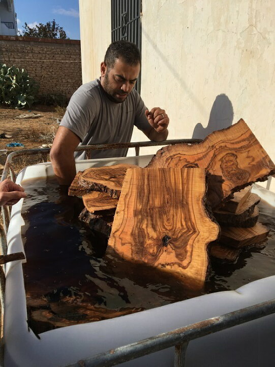 楽天市場】【溝付き】オリーブの木 個性あふれる1点もの 重厚感ある  