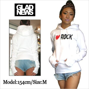 ���f�B�[�X GLAD NEWS �O���b�h�j���[�X �v���I�[�o�[�p�[�J �yI LOVE ROCK�z (1.�z���C�g) (2.�O���[)���f�B�[�X �t�@�b�V���� �� HIPHOP B�n B BOY DANCE �_���X �ߑ� AMAZING �A���[�W���O