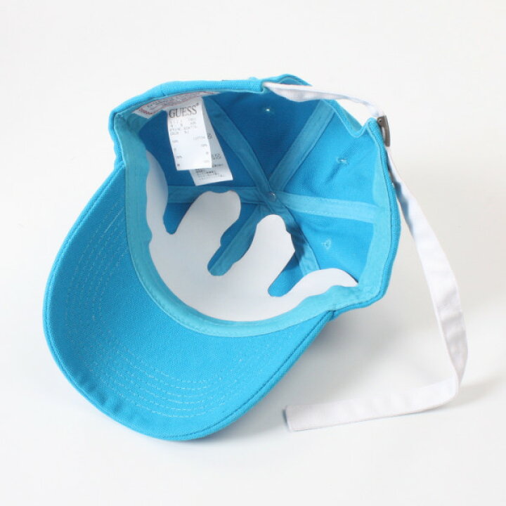 楽天市場】ゲス ローキャップ【ブルー x ホワイト】GUESS CAP ロング 