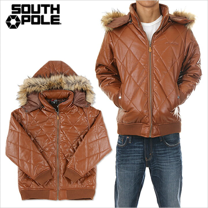 楽天市場】SOUTH POLE ジャケット サウスポール ジャケット ファー付 