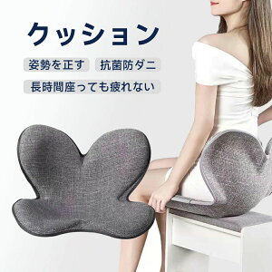 座椅子 座布団 姿勢矯正 椅子クッション 座ぶとん 背あて 腰痛対策 骨盤矯正 シートクッション 座椅子カバー 骨盤サポートチェア 骨盤サポート 姿勢サポート 低反発 車用 椅子 クッション