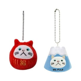 フレンズヒル ターチャン もちふわストラップ ダルマレッド フジブルー PK-B