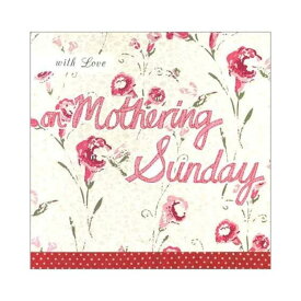 おしゃれ 母の日 グリーティングカード 「赤い花」 MDS-001 封筒付き メッセージカード インポート 輸入カード ラッピング レター ギフト プレゼント MB-ZS