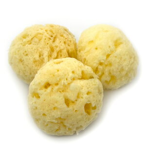 海綿 業務用 ペアラボ 海綿スポンジ 天然海綿 Mサイズ(約4〜6cm) 3個入り 弾力性がありもっちりとした肌触りウール種 女性用 サポート ボディケア 海面スポンジ 大容量 まとめ買い 送料無料 MB