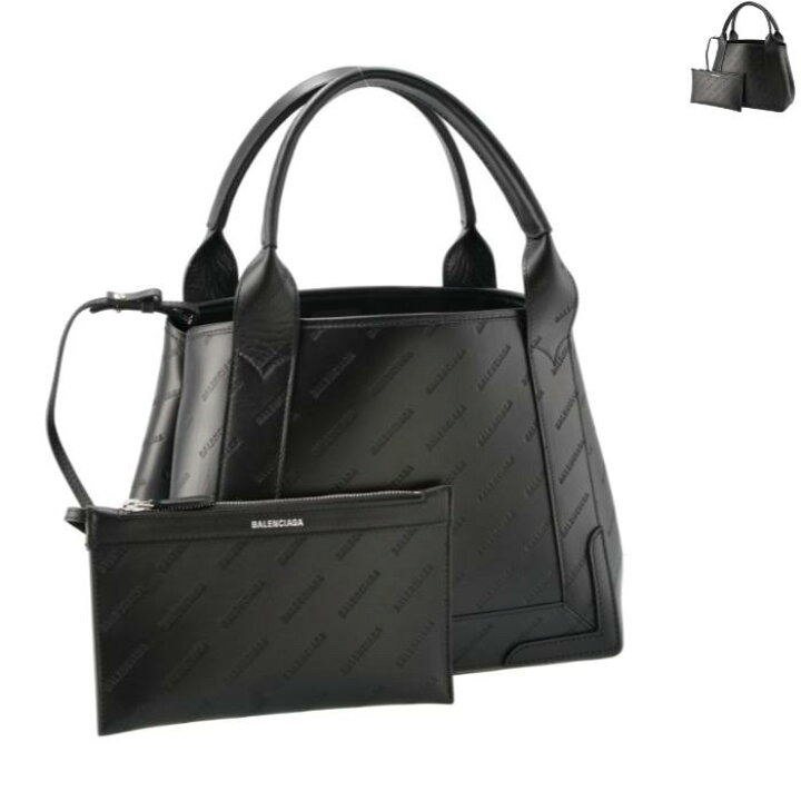 楽天市場】バレンシアガ BALENCIAGA トートバッグ S NAVY CABAS ロゴ 