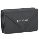 バレンシアガ BALENCIAGA 391446 ミニ財布 ペーパー ミニ PAPIER 三つ折り財布 グレー 391446 DLQ0N 1110