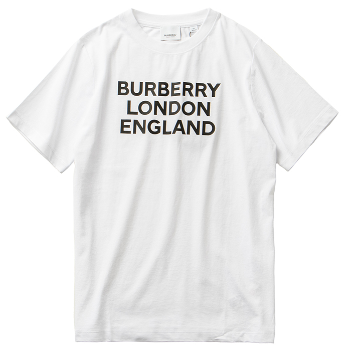 バーバリー BURBERRY 【大人もOK】コットンTシャツ キッズ 14Y ロゴプリント ホワイト 8028811【2306CO66】 |  アメイジングサーカス