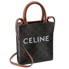 セリーヌ CELINE ショルダーバッグ ミニ バーティカル カバ トリオンフ キャンバス タン 19437 2BZK 04LU