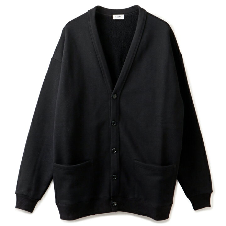 楽天市場】セリーヌ CELINE カーディガン ロゴ スウェットカーディガン  