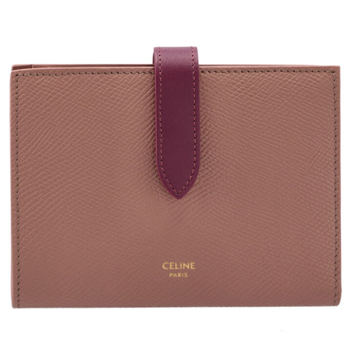 楽天市場】セリーヌ CELINE 財布 二つ折り ミディアム ストラップ 