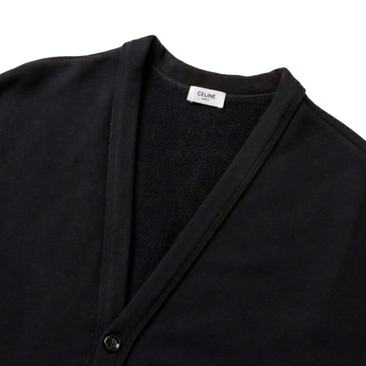 楽天市場】セリーヌ CELINE カーディガン ロゴ スウェットカーディガン  