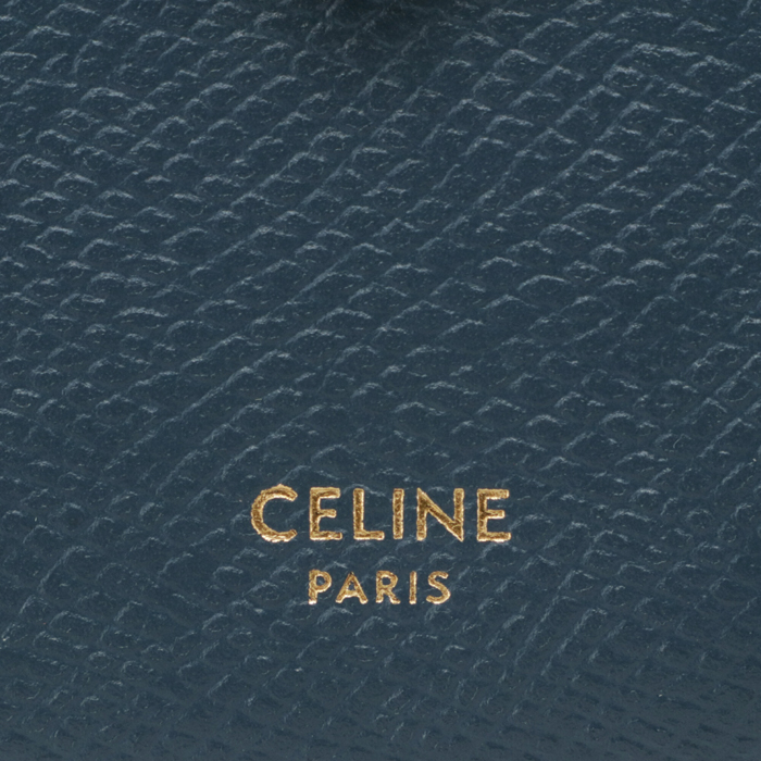 セリーヌ CELINE 財布 二つ折り ミディアム ストラップ ウォレット ネイビー系 バイカラー 10B64 3BRU 07PV |  アメイジングサーカス