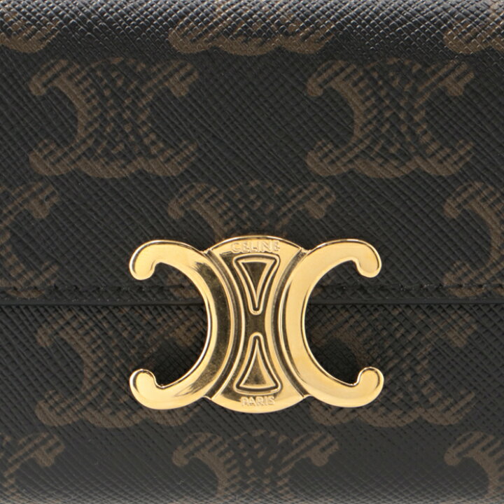 楽天市場】セリーヌ CELINE 財布 三つ折り TRIOMPHE トリオンフ  