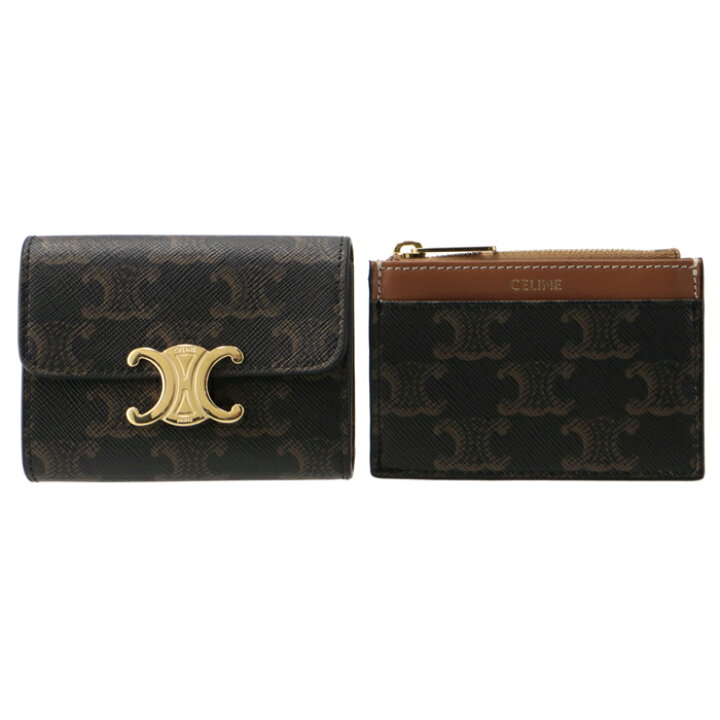 楽天市場】セリーヌ CELINE 財布 三つ折り TRIOMPHE トリオンフ 